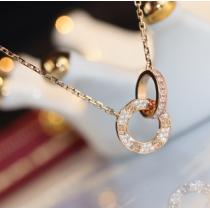 CARTIER loveシリーズ☆カルティエネックレス☆偽物激安通販2026流行りアクセサリーお洒落デザインシルバーローズゴールド