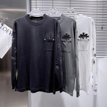 ★21/22秋冬★ CHROME HEARTS 偽物クロム ハーツロングｔメンズエレガントなリラックス感100㎏着こなしOK