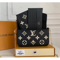 3点セット☆人気商品 ☆Pochette Félicie Monogram Empreinte LOUIS VUITTONショルダーバッグコピー激安上質
