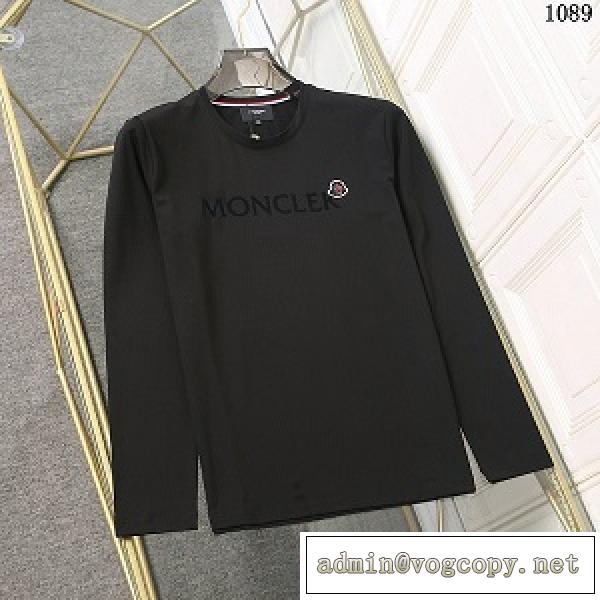 普段使いしやすいMoncler人気色モンクレール偽物長袖ｔシャツ秋冬トレンド2026新作リラックス感ブランドlogoデザイン