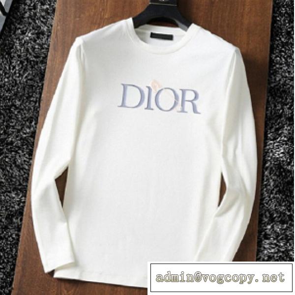 柔らかい質感DIOR通販ディオール長袖ｔシャツスーパーコピー人気2026メンズ新着快適にスタイリッシュ