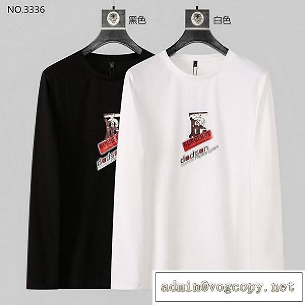 着心地★BURBERRY★長袖ｔシャツ2026年秋冬新作バーバリーロングｔコピーエレガントなスタイル２色