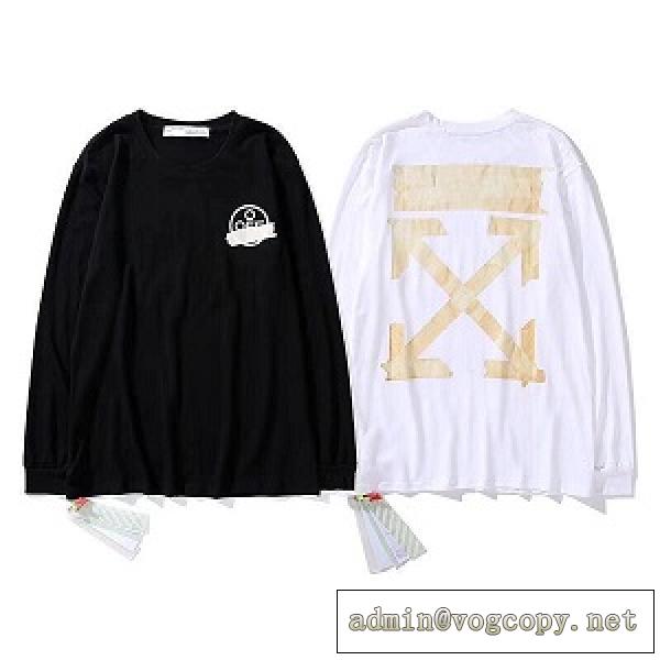 2026ss人気上昇中★Off White長袖ｔシャツオフホワイト服コピーカジュアルスタイル品質保証使いやすい