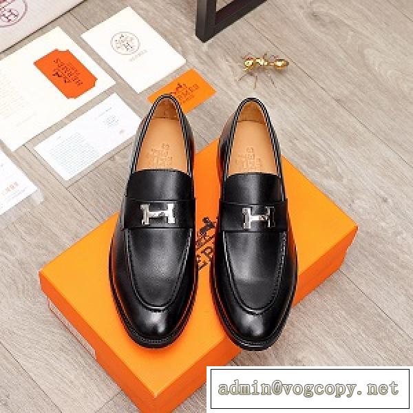 100％品質保証★HERMES 新作入荷エルメススーパーコピービジネスシューズメンズ結婚式通勤スタイル上品