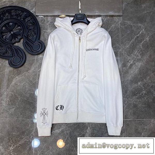 Chrome Hearts21ss秋冬最新作 クロムハーツコピージップアップ人気ジャケットユニセックスリラックス感2色