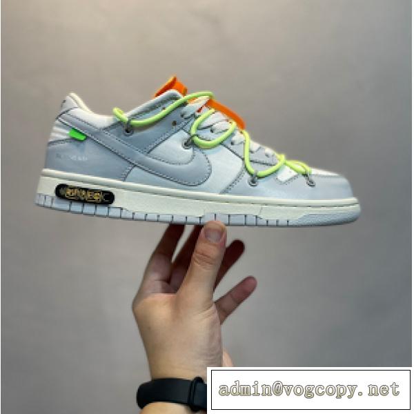 Off-White x Nk Dunk Low“The 50”OWコラボスニーカー新作オフホワイト偽物2026トレンド大人気ユニセックス