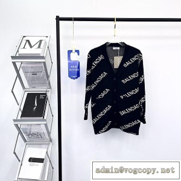 激安BALENCIAGA★バレンシアガセーターコピー通販2026秋冬トレンドカーディガンフリーサイズユニセックス逸品
