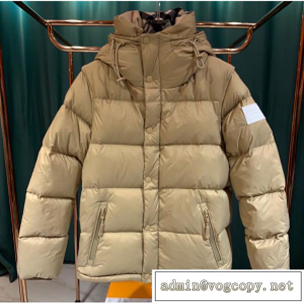 BURBERRY 2026年期間限定秋冬流行りバーバリーダウンジャケットコピー通販取り外し可能な袖付き高級ブランド