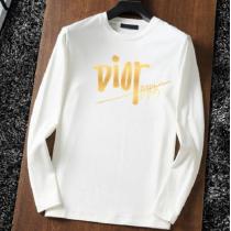 DIOR人気色★程よい伸縮性ディオール長袖ｔシャツメンズカジュアルスタイル簡単デザインメンズ用2026秋冬トレンド