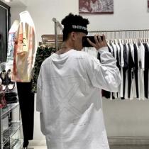 人気♡Off White激安♡エレガントなオフホワイトコピーロングｔメンズファッション長袖ｔシャツ秋冬上品