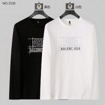新着☆2026秋冬流行り☆BALENCIAGA偽物 バレンシアガロングｔおしゃれ人気ブランド着こなしメンズトップス