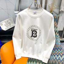 BURBERRY 秋冬新作★バーバリー偽物パーカーメンズおしゃれトレーナーホワイ...