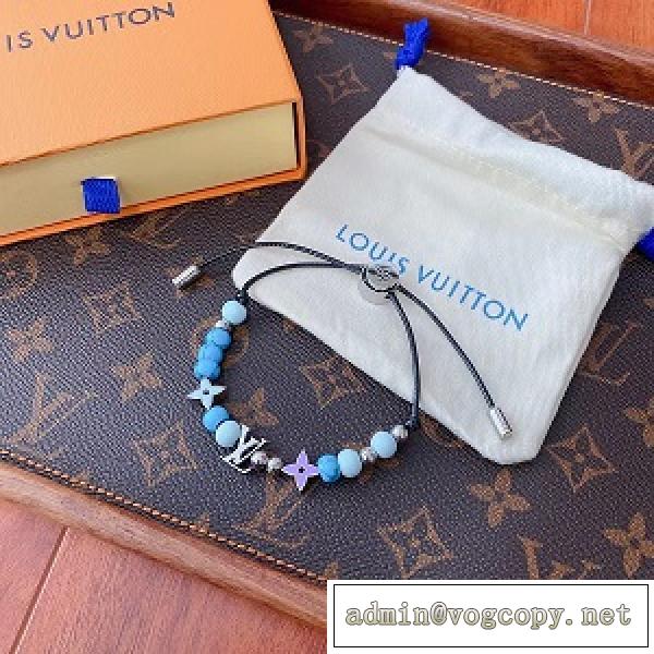 新品セール21ss♡LOUIS VUITTON Beads ヴィトン偽物ハイブランドブレスレット激安アクセサリー人気アイテム