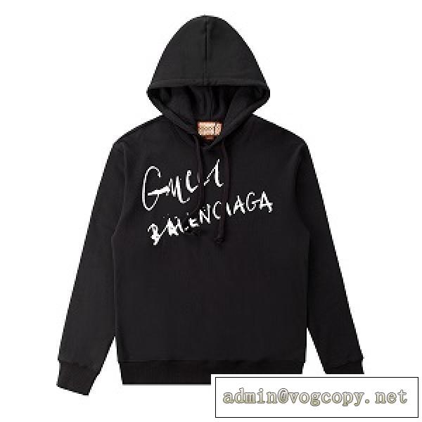 希少♡ブランド ✘  BALENCIAGA偽物コラボパーカー2026秋冬エレガント新作100％品質保証