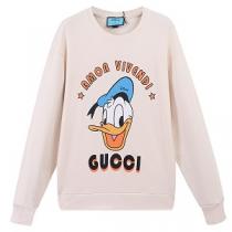 2026AW☆可愛い人気ブランドトレーナーコピードナルドダックプリントリラックス...