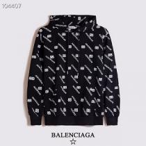 ☆BALENCIAGA人気色☆バレンシアガパーカーコピーロゴプリント2026新作...