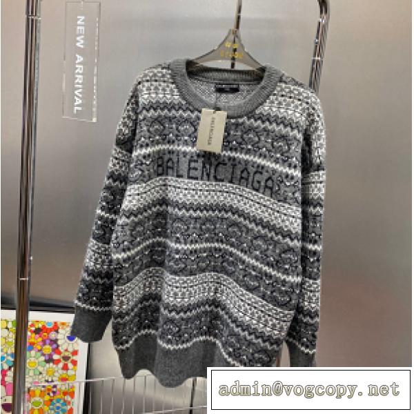 2026男女兼用♡新品BALENCIAGA コピー人気商品バレンシアガ ニットウェア着丈70㎝