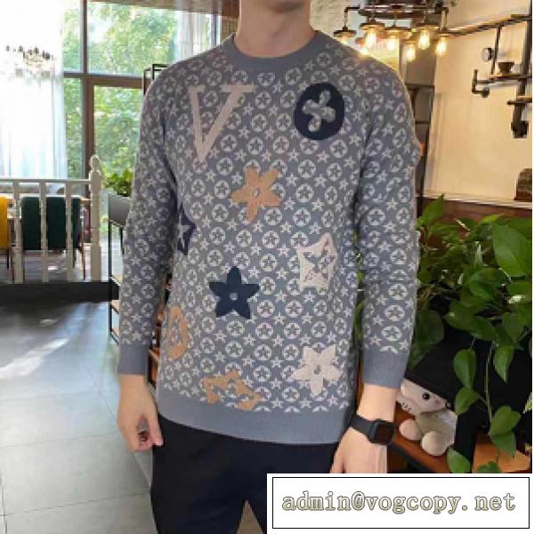 2026年秋冬必需品☆ルイヴィトンセーターコピー人気モデル185-74.5キロ着ている3XL オーバーサイズ