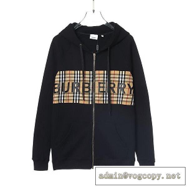 人気色♪BURBERRY ジップアップ激安バーバリーコピー新作☆2026秋冬流行りカジュアルデザイン