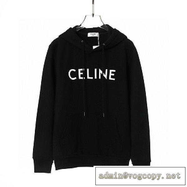 CELINEセリーヌ偽物パーカー♪Hedi slimaneシリーズ2026簡単お洒落な人気アイテム