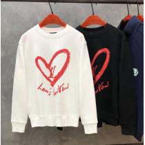 LV 21ssパーカー★LOUIS VUITTONスーパーコピーカップルトレーナー可愛いハート美品