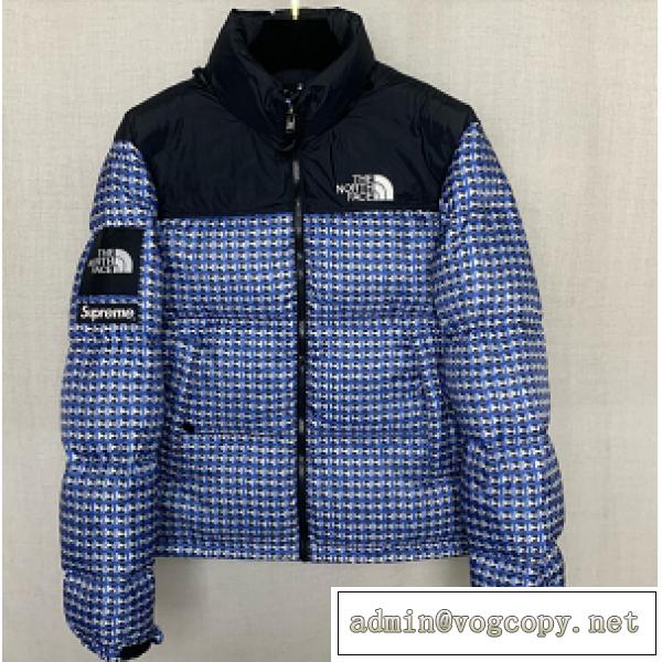 SUPREMEダウンコピー 21SS 秋冬流行り最新トレンドTNF STUDDED NUPTSE JACKET VEST☆