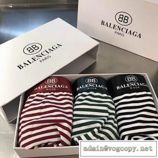 人気商品♪BALENCIAGAメンズファッションバレンシアガコピー下着3枚セット使いやすい