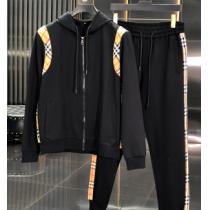 人気☆上下着☆BURBERRY 秋冬流行りバーバリーコピーセットアップメンズハイ...
