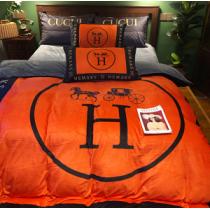 人気2026新作♪HERMES  寝具4点セット安いエルメス スーパーコピー激安販売布団カバー★
