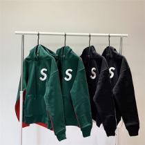 【入手困難】Supreme 21FW S Logo Split Hooded Sweatshirt シュプリームパーカースーパーコピー人気