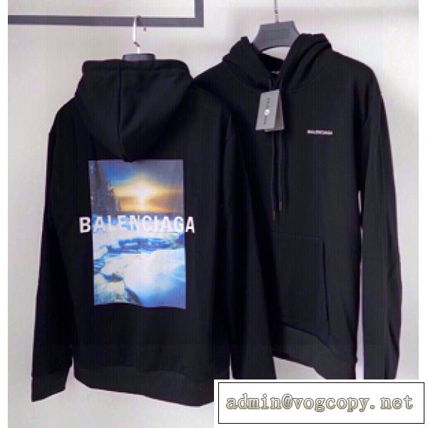 BALENCIAGAパーカー人気2026新作☆バレンシアガスーパーコピー主役級ロゴ秋冬流行りウェア