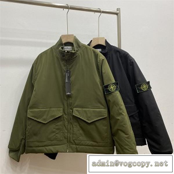 2026人気色★STONE ISLANDダウンコピー綿入れストーンアイランド秋冬流行りグリーン黒色上質なアイテム激安新作