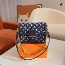 2026年最新入荷☆ヴィトン LV DauphineデニムショルダーバッグコピーLOUIS VUITTON人気激安通販