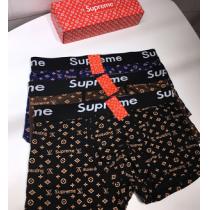 Supreme パンツ人気柔らかい下着メンズ2026最新作プレゼント最適100％品質保証3点セット