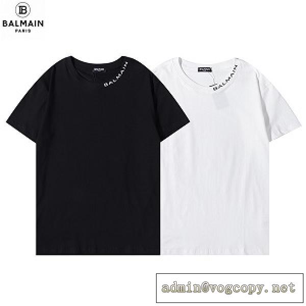バルマンｔシャツコピー BALMAIN♡2026最新人気ブランド春夏ファッション着こなし半袖