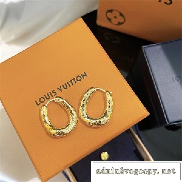 美品♡ヴィトンピアスレディース2026春夏流行りLouis Vuittonコピーアクセサリー使いやすいゴールド