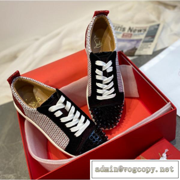 Christian Louboutin スニーカー新作ルブタンコピー2026トレンドカジュアルなメンズ 出張 旅行用上品