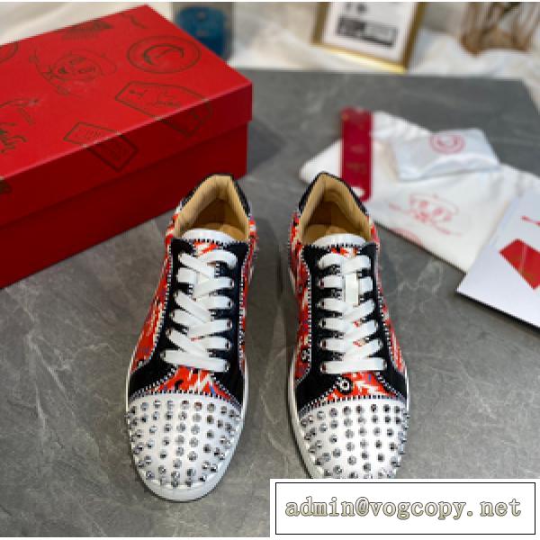 【2026トレンド】ルブタンコピーChristian Louboutin スニーカー新作お洒落個性的デザイン男性靴