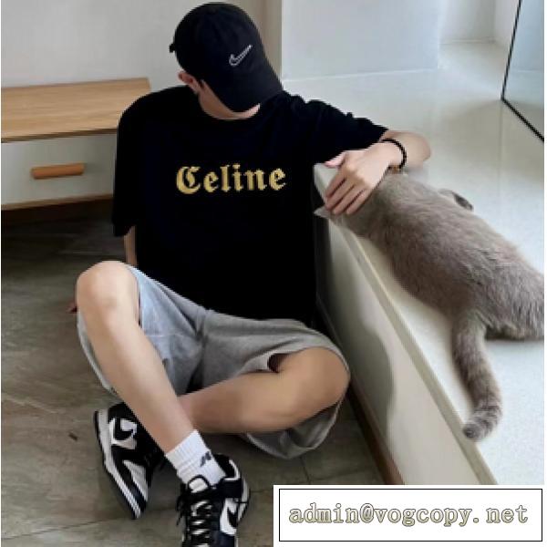 SS22☆CELINE コピーセリーヌｔシャツ人気海外セレブ愛用スタイリッシュユニセックス上品