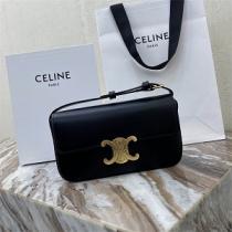 CELINEコピー セリーヌトリオンフ ショルダーバッグレディース2026春夏買いたい 19414 ブラック上品