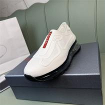 存在感2026上品★PRADAプラダスニーカーコピー メンズ履き心地抜群シンプルデザイン人気☆オレンジ色☆白色☆赤色