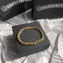 Chrome Hearts PaperChainゴールド色ブレスレット激安クロムハーツコピー人気入手困難アイテム