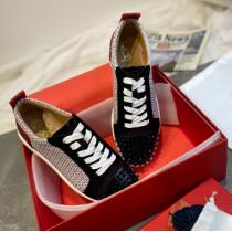 Christian Louboutin スニーカー新作ルブタンコピー2026トレンドカジュアルなメンズ 出張 旅行用上品