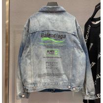 BALENCIAGAデニムジャケット人気2026流行りスタイリッシュバレンシアガ...