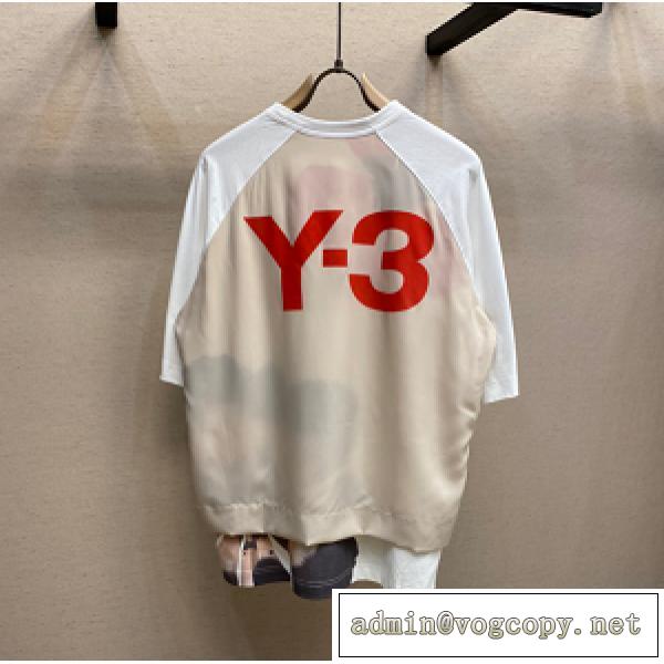 Y-3メンズｔシャツ人気2026春夏新品ワイ・スリーコピースタイリッシュな半袖カッコイイ山本耀司