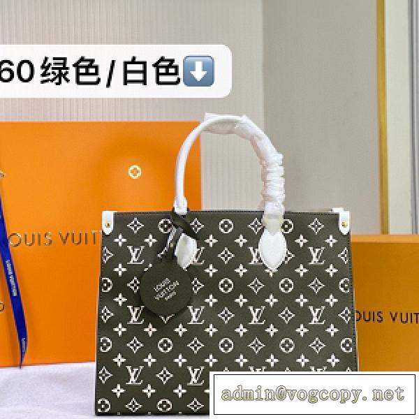 LouisVuitton❤️M46060❤️ルイヴィトントートバッグコピー2026トレンドグリーン色/白色人気ランキング上品