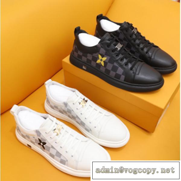 【LOUlS  VUlTTON新品】ルイヴィトンスニーカースーパーコピー人気ホワイトブラック履き心地抜群最高激安通販