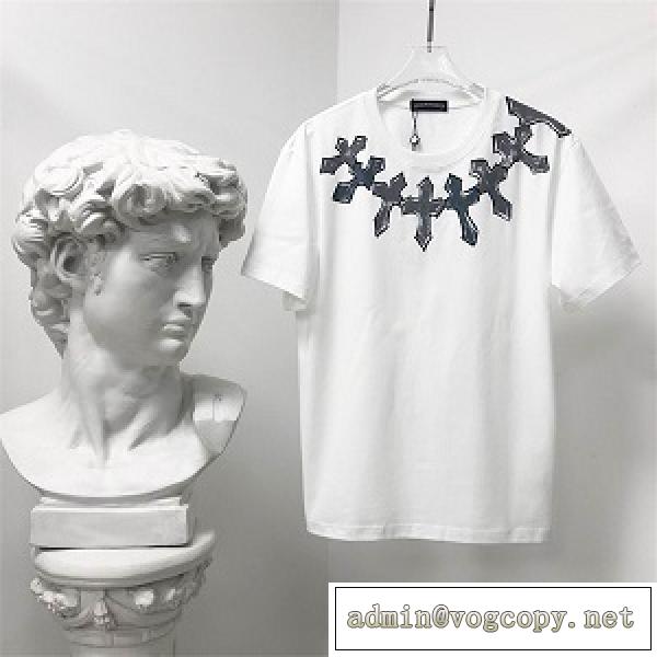 【人気NO.1】CHROME HEART 2026流行りクロムハーツtシャツコピー激安オシャレ着こなし半袖トップス黒色ホワイト