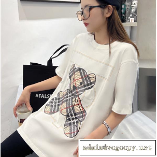 超かわいい♡BURBERRYtシャツ人気スタイリッシュオーバーサイズ感2026春夏バーバリースーパーコピー通販