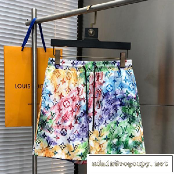 春夏爽やかなルイヴィトンハーフパンツ人気☆LOUIS VUITTONスーパーコピーメンズファッション上品
